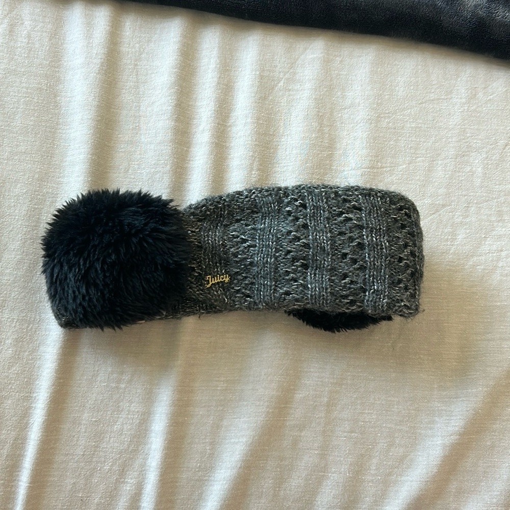 Juicy Couture winter headband with ear covers
